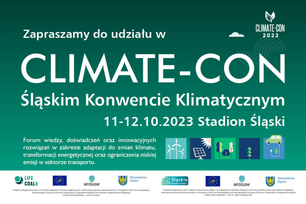  Śląski Konwent Klimatyczny: 11-12 października 2023